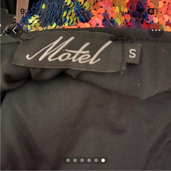 Motel Sequin Party Dress - Picture 6 of 6